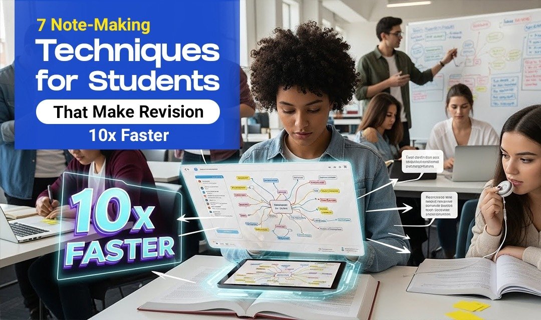 7 Note Making Techniques for Students That Make Revision 10x Faster